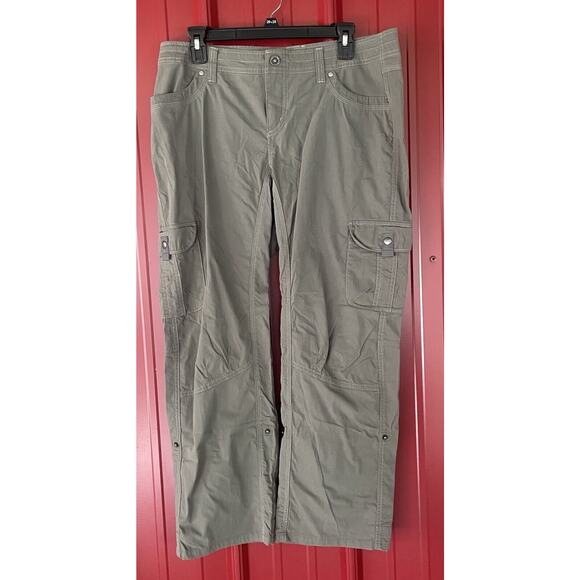 Kuhl Legendary Pants Cargo Stretch Hiking Active Outdoors Size 14 Extra Short - Picture 1 of 12